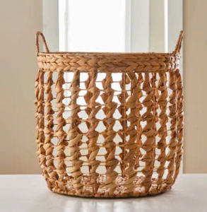 2025 Multi-Purpose Minimalist Fashion Storage <b>Bamboo</b> <b>Basket</b> Convenient Home Office Hotel Use Eco-Friendly Laundry Food Storage - Product Image 4
