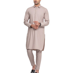 100% Vêtements décontractés traditionnels Shalwar Kameez de haute qualité pour hommes avec tailles personnalisées disponibles à la vente - Product Image 2