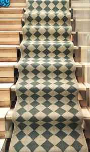 พรมปูพื้นขนาดใหญ่2.6x22-2.6x30ผืนวิ่งผ้าฝ้ายดีไซน์แบบ kilim Green oushak ทำมือ - Product Image 3