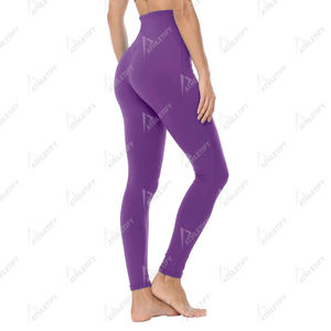 Leggings de yoga à taille élastique pour dames Leggings d'entraînement et de gymnastique à taille haute pour l'entraînement physique et les vêtements de tous les jours Fournisseur en gros - Product Image 4