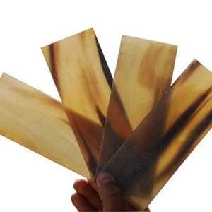 Placas de Escamas de Cuerno de Búfalo Hechas a Mano 100% Naturales y Ecológicas, Estilo Ángel, Artículo de Colección - Product Image 4