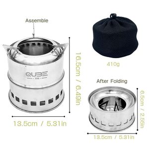 <b>Portable</b> Mini Stove for Camping High Efficiency and Easy to Store for Outdoor Activities Like Climbing and Tours - Product Image 5