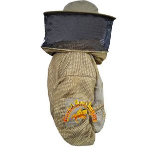 Chaqueta de apicultor de algodón de primera calidad, ropa con ventilación de abejas, gorro redondo, suministros de Apicultura - Product Image 4