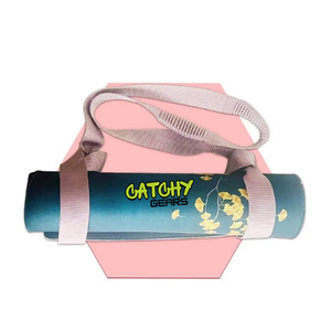 Boucles de sangle de fitness à domicile non élastiques en polyester et coton pour le yoga étirement des poignées de porte en polyester durable en nylon - Product Image 3