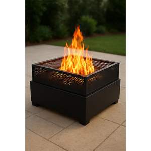 Modern Outdoor Metal <b>Fire</b> Pit Natural Gas 9999 BTU Landscape Decoration Patio Heating Evening Social Interaction Wholesale India - Product Image 2