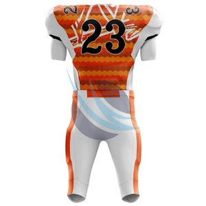 Uniformes de Jersey y pantalón de fútbol americano personalizados para equipos escolares, tela transpirable, costuras duraderas, suministro directo de fábrica - Product Image 6