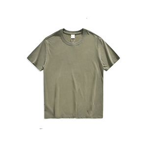 Fabricant de vêtements en gros, t-shirt uni en coton 100% de haute qualité pour hommes, taille plus, t-shirts vierges - Product Image 4