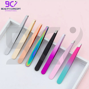 Pinzas de Acero Inoxidable para Cejas, Herramienta de Punta Inclinada de Precisión para Depilación y Aseo Preciso para Mujeres y Hombres - Product Image 5