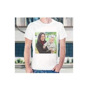 Camiseta de verano grande y alta para hombre, Camisa lisa, desgastada, en blanco, 5xl, 180gsm, 100% algodón, Unisex - Product Image 2