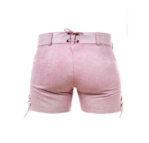 Fabricación de fábrica Sheep Nappa Bavarian Short Custom Lederhosen Shorts Mujeres Hecho en Pakistán - Product Image 2