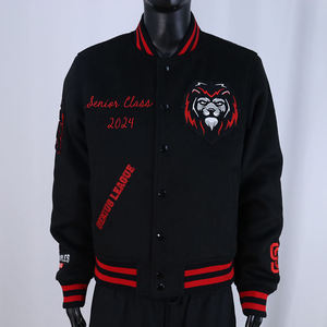 Streetwear Fashionable Men's Varsity <b>Jackets</b> Custom High Quality Winter <b>Jacket</b> Chenille Embroidery <b>Patches</b> Wool Winter <b>Jacket</b> - Product Image 1