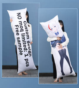 Housse <span class=keywords><strong>de</strong></span> coussin Dakimakura en velours doux, personnalisée, 180 cm, motif <span class=keywords><strong>anime</strong></span>, 3D, avec photo <span class=keywords><strong>de</strong></span> personnage - Product Image 5
