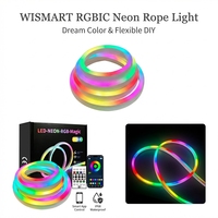 Bande lumineuse néon en silicone RGB adressable WS2812B USB DC5V, tube rond flexible étanche IP65 à 360 degrés pour la décoration d'hôtel