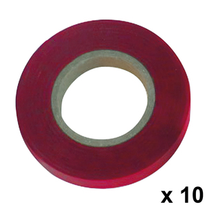 Nastro per legatura 11 x 0,15 mm x 26 metri Rosso (Confezione da 10 rotoli) - Product Image 1