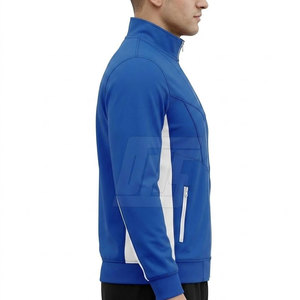 Veste de sport légère à fermeture éclair intégrale pour hommes, idéale pour la course et l'entraînement, avec col montant, personnalisable pour l'extérieur - Product Image 6