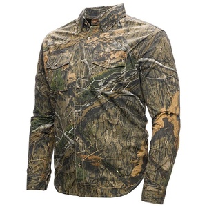 2025 Realtree personnalisé Camouflage chasse veste ensemble à manches longues boutonné imperméable Polyester tenue pour le tir et arbre support - Product Image 4