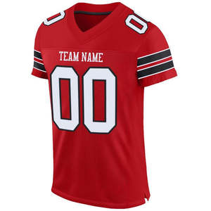 Maillot de football américain 100 % polyester de qualité supérieure, personnalisé, léger, respirant et anti-humidité pour adultes et universitaires - Product Image 6