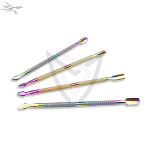 Herramienta de Manicura Nueva de Acero Inoxidable de Alta Calidad, Empujador de Cutículas - Product Image 2