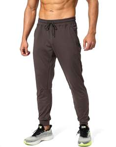 Pantalon de survêtement droit en toile léger et décontracté pour hommes Impression de logo personnalisé de haute qualité Respirant Respectueux de l'environnement - Product Image 1
