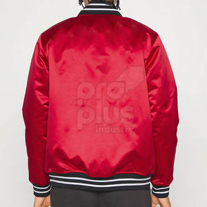 Chaqueta de Satén para Hombre, Invierno, Cuello Alto, Logotipo Frontal, Transpirable, Secado Rápido, Ecológica, Personalizable, Precio Razonable, Gran Venta - Product Image 2