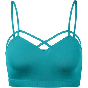 Soutien-gorge de sport pour femme de haute qualité, à bretelles, sans couture, offrant un maintien flexible pour l'entraînement, le yoga et l'usage quotidien - Product Image 1