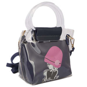 กระเป๋าสะพายไหล่เด็กผู้หญิง 002 -สีกรมท่า - Product Image 1