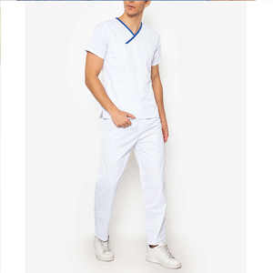 Nouveaux uniformes médicaux en polyester et élasthanne avec logo personnalisé, blouses de laboratoire médicales unisexes, ensemble d'uniformes médicaux - Product Image 5