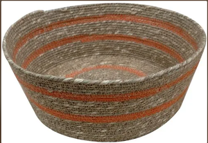 Cesta Ovalada de Rafia de Yute Resistente con Asa, Tejido Ecológico para Uso Duradero de Bebidas - Product Image 3