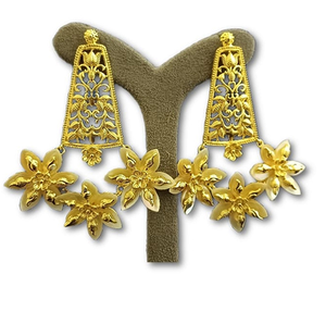 Pendientes de latón de aspecto natural geométrico de moda, joyería para bodas y fiestas, uso de regalo, diseño único, superventas - Product Image 5