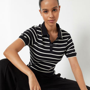 Fit2Fight Femmes T-shirts Polo pour filles à prix abordable, personnalisés, avec un changement progressif de couleur jaune, imprimés, design pour femmes - Product Image 4