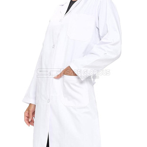 Batas de Laboratorio de Algodón al por Mayor, Nuevo Diseño, Uniformes Unisex con Estampado Personalizado para Uso Hospitalario, Alta Calidad, Modelo OEM - Product Image 2