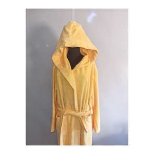 Soft <b>Hooded</b> Bathrobe Set Cotton Material Comfortable <b>Robe</b> - Product Image 4