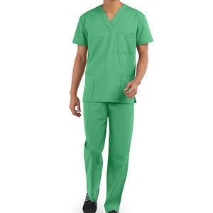 Uniforme de enfermera a la moda para mujer al por mayor conjuntos de uniforme de enfermera de punto de LICRA transpirable cómodo uniforme médico con logotipo uniforme de enfermería - Product Image 3