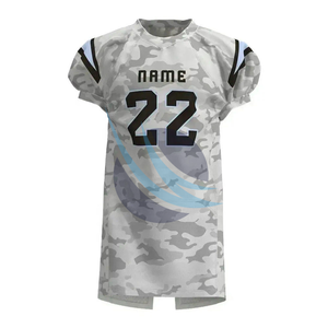 Nouvelle arrivée uniforme américain personnalisé uniformes de sport Logo personnalisé meilleur matériel Slim Fit maillot de football américain - Product Image 5