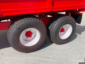 Agriculture Farm <b>Trailer</b> 4 <b>Wheel</b> Hydraulic Dump Tractor <b>Trailer</b> - Product Image 5