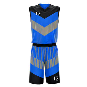 Nouveauté, uniforme de basket-ball de haute qualité 2025, logo personnalisé sublimé, uniforme de basket-ball imprimé à bas prix, conception OEM - Product Image 2