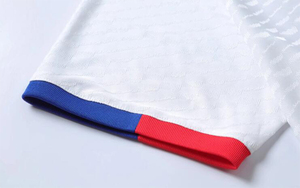 24-25 maillot de football imprimé de haute qualité 100% Polyester col en V demi manches noms d'équipe personnalisés/numéros entraînement d'été respirant - Product Image 2