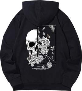 เสื้อฮู้ดแบบสวมศีรษะพิมพ์ลายสำหรับผู้ชายเสื้อสวมหัวพิมพ์ลายตัวตลกโอเวอร์ไซส์แบบลำลอง2025 - Product Image 1