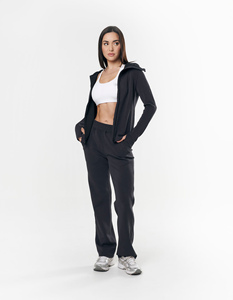 Respirant personnalisé noir goutte épaule femmes pêches à capuche anti-rides et respirant sweats à capuche femmes sweats à capuche zippés - Product Image 6