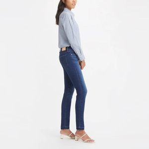 Pantalones Vaqueros de Mezclilla para Mujer al por Mayor, Talla Grande, Casuales, Cintura Media, Transpirables, Corte Regular, Color Oscuro, 100% Algodón - Product Image 2