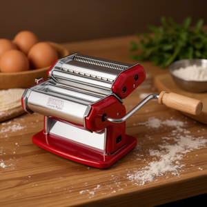 Máquina de Pasta Eléctrica IPASTA Classica Rosso Modelo 4120, Máquina para Hacer Fideos y Pasta - Product Image 3