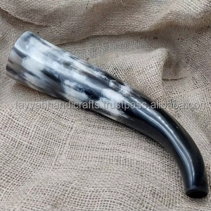 Cuerno Vikingo para Beber, Decoración para el Hogar con Estilo Náutico Animal, para Cerveza de Uva y Agua, de la India - Product Image 1