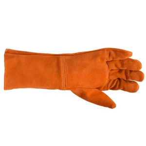 CE EN388 EN407 Gants de travail de soudage industriels résistants à la chaleur Tig Mig Gants de travail de soudeur de sécurité en cuir de vache fendu - Product Image 3