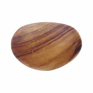 Placa de cargador de madera para hotel de Casa personalizado con estilo para plato de cena Placa de cargador natural forma redonda - Product Image 4