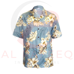 T-shirt homme de qualité supérieure Polyester Coton T-shirt de plage Motif Impression sur mesure Spandex Polyester - Product Image 1