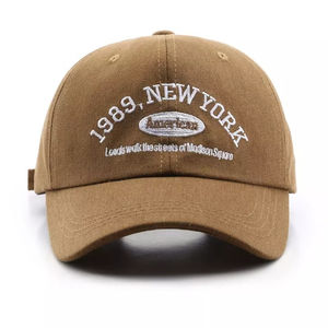 Gorra de béisbol bordada con logotipo personalizado Sombrero de algodón ajustable personalizado OEM para uniformes de equipo de promoción Sombreros personalizados - Product Image 1