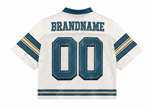 เสื้อฟุตบอลผู้หญิงคอวีผ้าตาข่ายพิมพ์ลาย Angel Heart แบรนด์ Brandame 00 ทรงหลวม แขนสั้น เหมาะสำหรับฤดูร้อน - Product Image 4