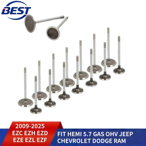 Kit de Válvulas de Admisión y Escape <span class=keywords><strong>HEMI</strong></span> de 16 Piezas para Motor <span class=keywords><strong>V8</strong></span> de Gasolina OHV de <span class=keywords><strong>5.7</strong></span> L, Compatible con CHEVROLET, <span class=keywords><strong>JEEP</strong></span>, DODGE, RAM 2009-2025, Pieza de Motor 53022087AA 53022087AB - Product Image 1