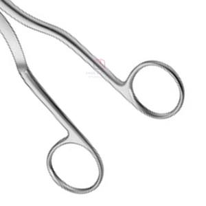 Nueva llegada: Pinzas curvas para óvulos JIMED SURGICAL de acero inoxidable, manuales, reutilizables, de alta calidad, herramienta quirúrgica con certificación CE para - Product Image 5