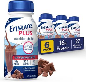 Ensure Plus Milk Chocolate Nutrition Shake |   Shake de remplacement de repas 8 fl oz - Pack de 6 - Product Image 4